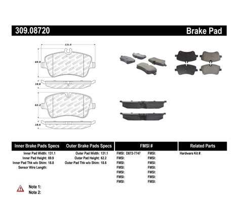 StopTech Performance Brake Pads