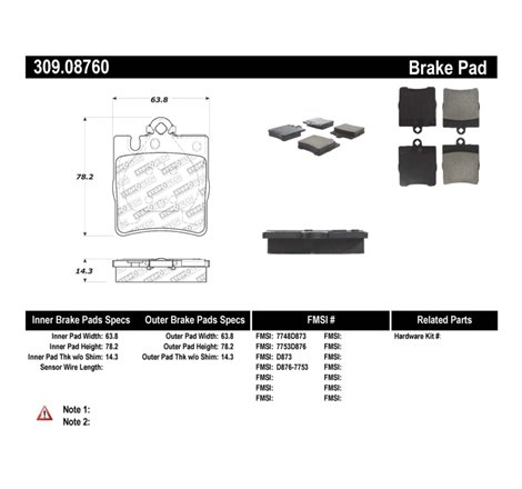 StopTech Performance Brake Pads