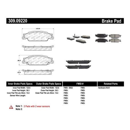 StopTech Performance Brake Pads