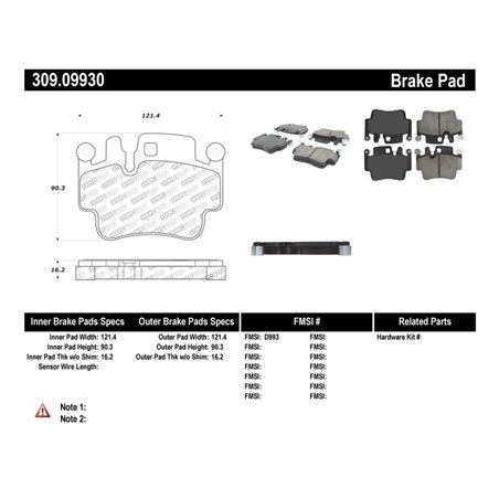 StopTech Performance Brake Pads