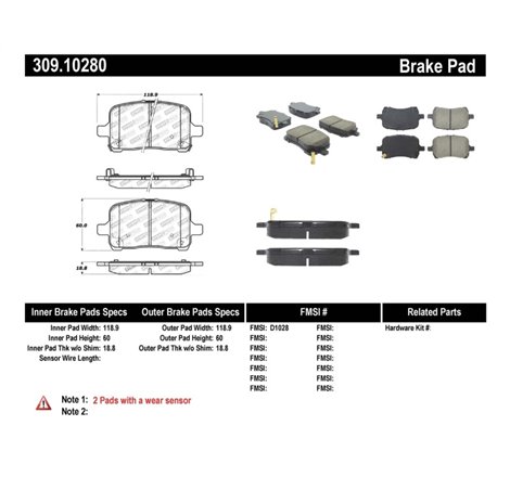 StopTech Performance Brake Pads