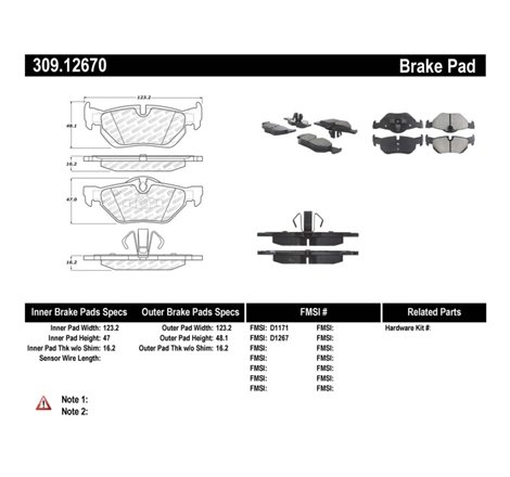 StopTech Performance Brake Pads