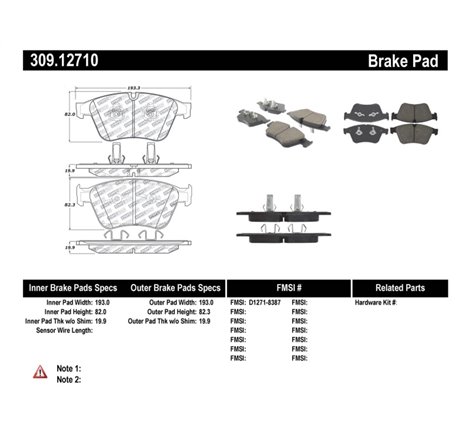 StopTech Performance Brake Pads