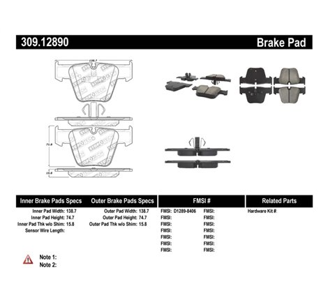 StopTech Performance Brake Pads