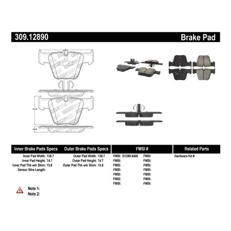 StopTech Performance Brake Pads