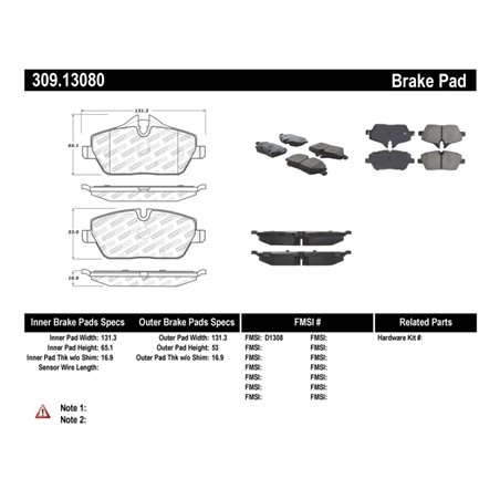 StopTech Performance Brake Pads