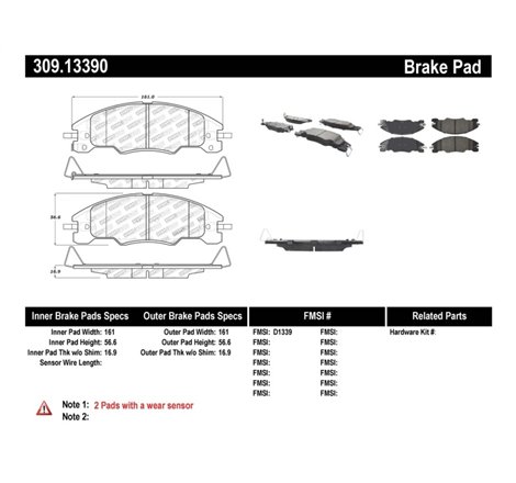 StopTech Performance Brake Pads