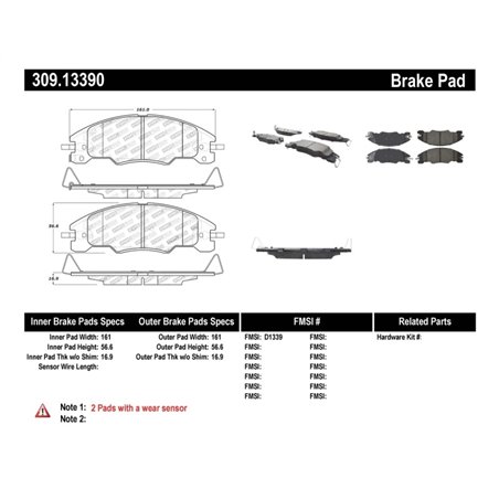 StopTech Performance Brake Pads