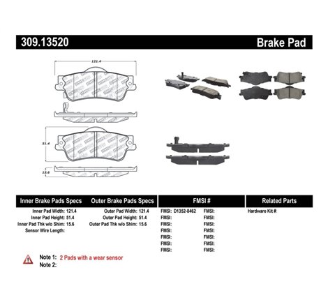 StopTech Performance Brake Pads