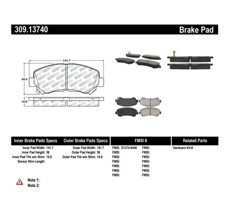 StopTech Performance Brake Pads