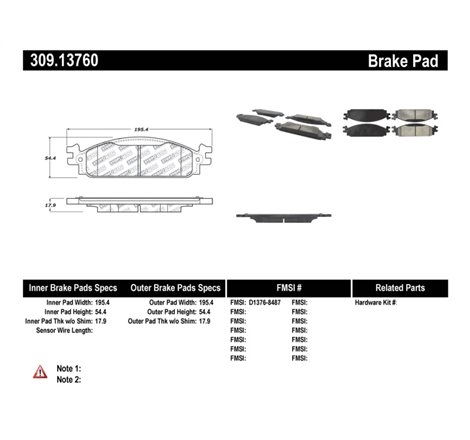 StopTech Performance Brake Pads