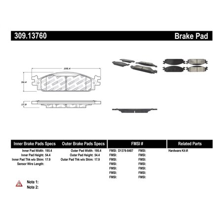 StopTech Performance Brake Pads