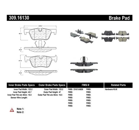 StopTech Performance Brake Pads