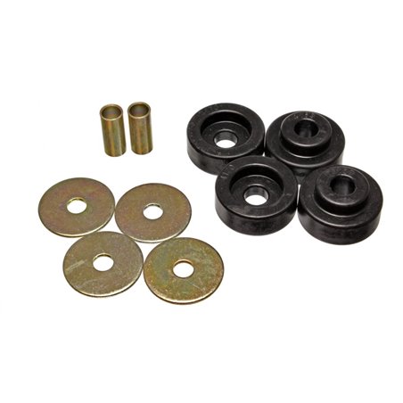 Energy Suspension 73-79 Chrysler B-Body Black Torsion Bar Crossmember Mount Bushing Set