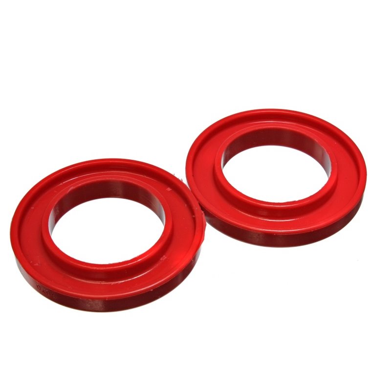 Energy Suspension Universal 3-3/16in ID 5-1/4in OD 3/4in H Red Coil Spring Isolators (2 per set)