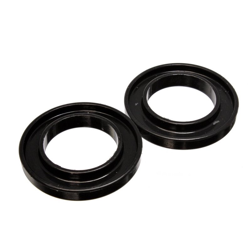 Energy Suspension Universal 3-3/16in ID 5-1/4in OD 3/4in H Black Coil Spring Isolators (2 per set)