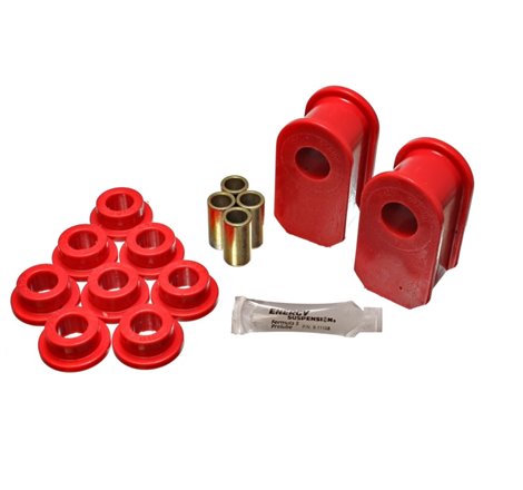 Energy Suspension Ford F100/150/250 Red Fr & Rr A Style 1in Dia Sway Bar 3-1/2in Tall Bushing Sets