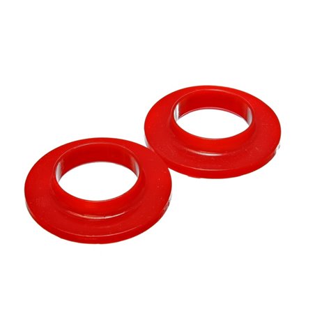 Energy Suspension Universal 2 1/8in ID 3 3/4in OD 3/4in H Red Coil Spring Isolators (2 per set)