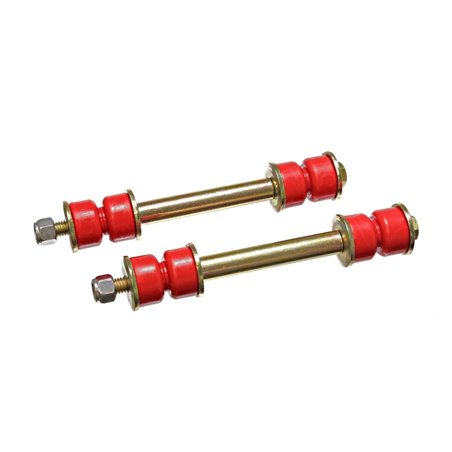 Energy Suspension Universal 3 9/16 Inch Red Front/Rear Sway Bar End Links w/ Hardware