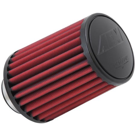 AEM Dryflow Air Filter - Round Tapered - 2.75in Flange ID x 5.5in Base OD x 4.75in Top OD x 7.5in H