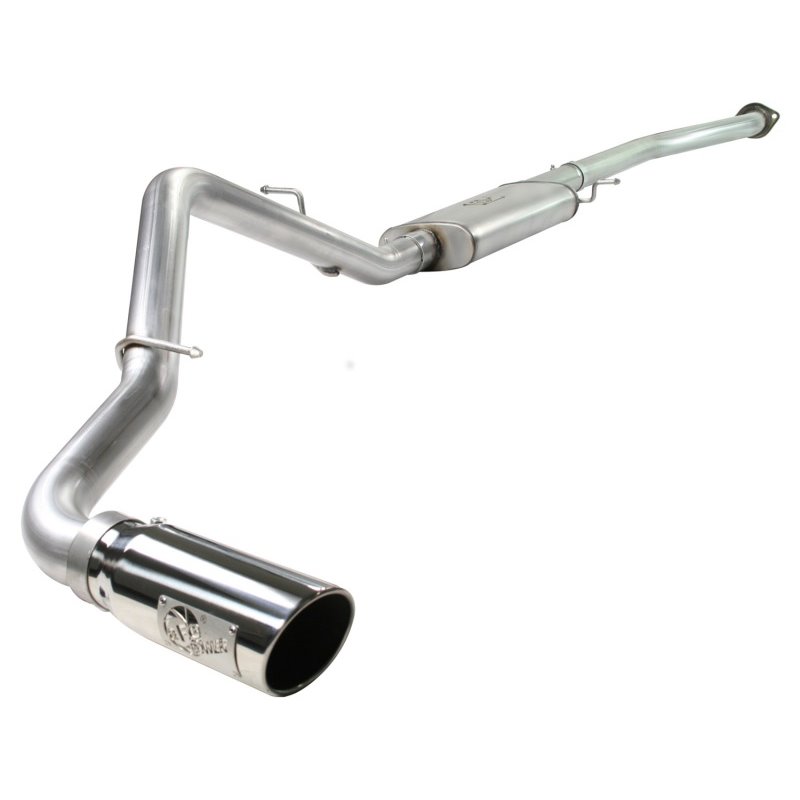 aFe MACHForce XP Exhaust SS-409 Cat-Back w/ 304SS Polished Tip 04-07 GM Trucks 1500 V6/V8