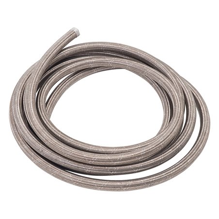 Russell Performance -6 AN ProFlex Stainless Steel Braided Hose (Pre-Packaged 15 Foot Roll)