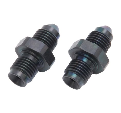 Russell Performance -3 AN SAE Adapter Fitting (2 pcs.) (Black)