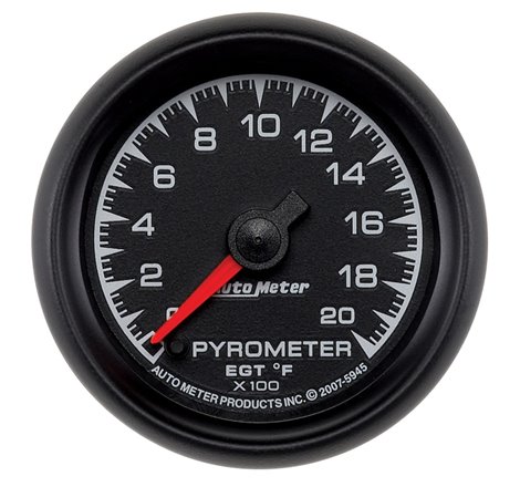 Autometer ES 52mm Full Sweep Electronic 0-2000 Degree F EGT/Pyrometer Gauge