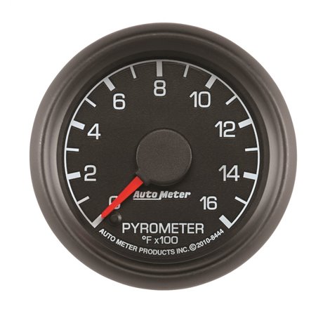 Autometer Factory Match Ford 52.4mm Full Sweep Electronic 0-1600 Deg F EGT/Pyrometer Gauge