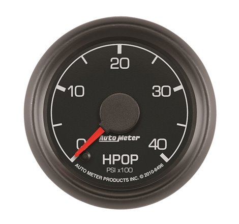 Autometer Factory Match Ford 52.4mm Full Sweep Electronic 0-4000 PSI Diesel HPOP Pressure Gauge