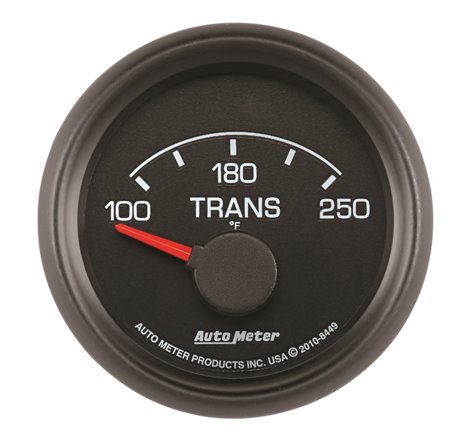 Autometer Factory Match Ford 52.4mm Short Sweep Electronic 100-250 Deg F Transmission Temp Gauge