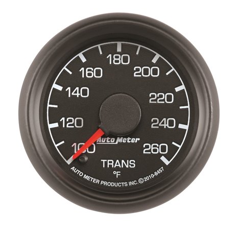 Autometer Factory Match Ford 52.4mm Full Sweep Electronic 100-260 Deg F Transmission Temp Gauge