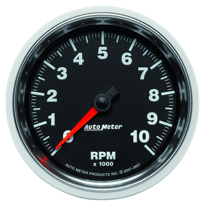 Autometer GS 3-3/8in 10000 RPM In-Dash Tachometer Gauge