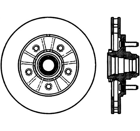 StopTech Power Slot 12/99-11/04 Ford F150 2WD Front Right Slotted CRYO Rotor