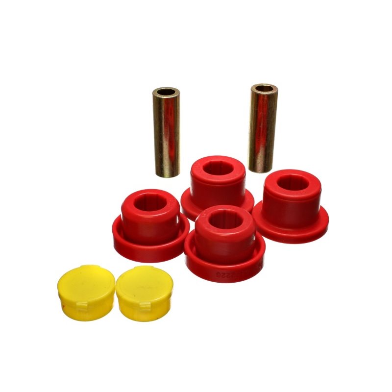 Energy Suspension 99-04 Ford F-350 2WD Red Radius/Strut Arm Bushing Set