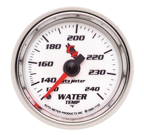 Autometer C2 52mm Mechanical 120-240 Deg F Water Temperature Gauge