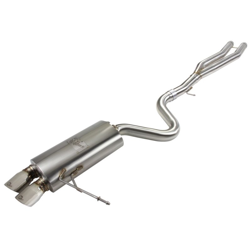 aFe MACHForce Exhaust Cat-Back SS-304 w/ Polished Tips 07-13 BMW 328i (E92/93) L6 3.0L Non-Turbo