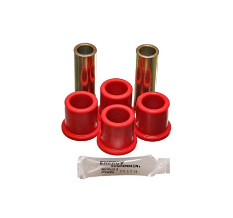 Energy Suspension 82-96 Ford F100/F150 2WD Red Rear Frame Shackle Bushing Set