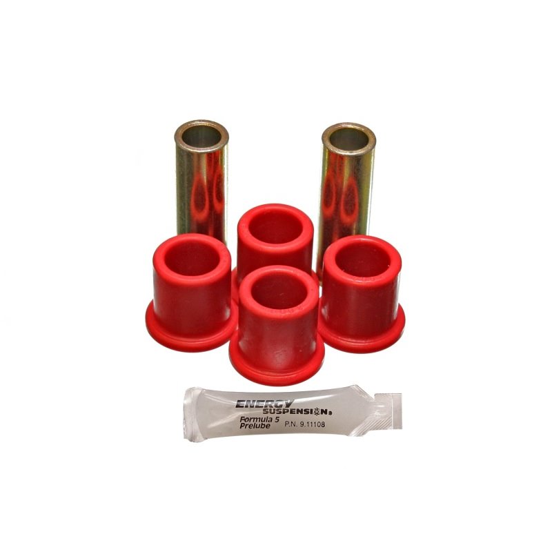 Energy Suspension 82-96 Ford F100/F150 2WD Red Rear Frame Shackle Bushing Set