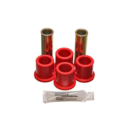 Energy Suspension 82-96 Ford F100/F150 2WD Red Rear Frame Shackle Bushing Set