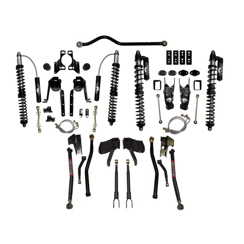 Skyjacker 07-16 Jeep JK 3.5-4.5in Long Arm LeDuc Series Coil-Over Kit (Requires Pitman Arm)