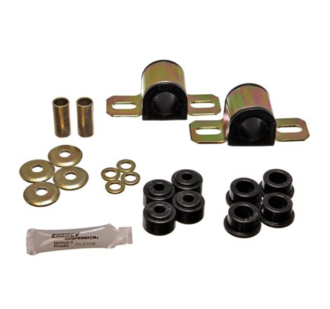 Energy Suspension 84-01 Jeep Cherokee Black Frt 25mm Sway Bar Bushing Set w/End Link Bushings