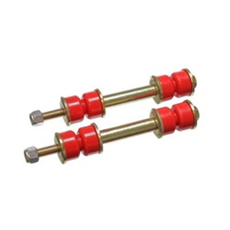 Energy Suspension Universal 2-3/8 Inch Red Front/Rear Sway Bar Fixed Length End Links w/ Hardware