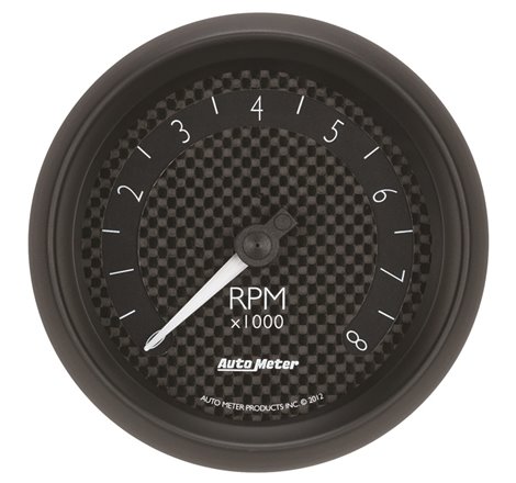 Autometer GT Series 3-3/8in In Dash 8K RPM Tachometer