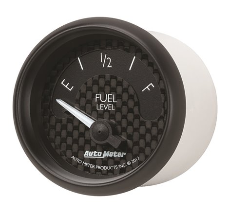 Autometer GT Series 52mm Short Sweep Electronic 240-33 ohms Fuel Level (For use w/ 3262)