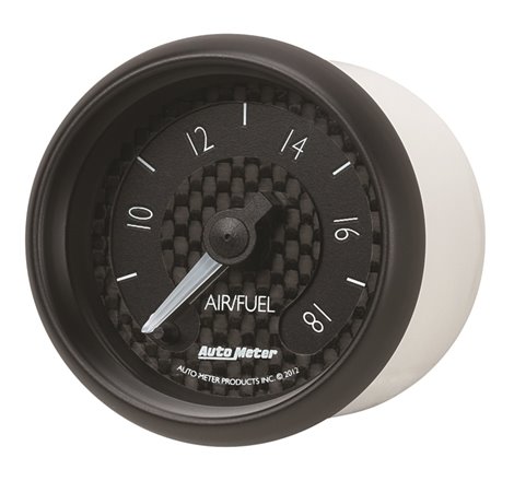 Autometer GT Series 52mm Full Sweep Electronic 8:1-18:1 AFR Wideband Air/Fuel Ratio Analog