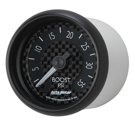 Autometer GT Series 52mm Mechanical 0-35 psi Boost Gauge