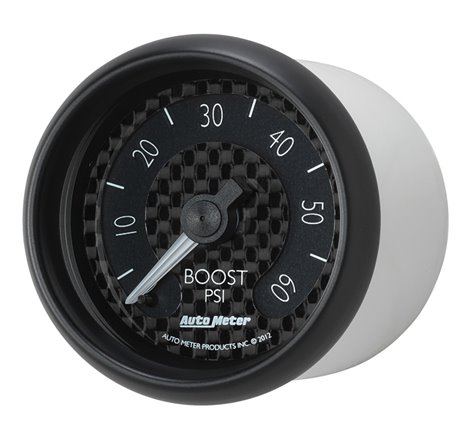 Autometer GT Series 52mm Mechanical 0-60 psi Boost Gauge