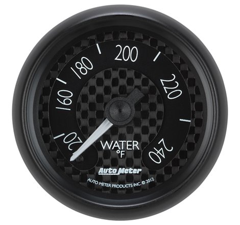 Autometer GT Series 52mm Mechanical 120-240 Deg F Water Temperature Gauge