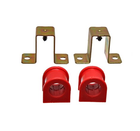 Energy Suspension 94-04 Ford Mustang Red 30mm Front Sway Bar Bushing Set-Reuse Outer Bracket